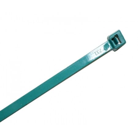 FDA Compliant Metal Detectable Zip Ties - 7 Long - 50 Lbs Tensile Strength - 100 Pc Pack - Teal